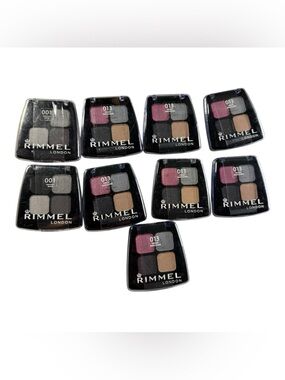 Rimmel London Colour Rush Quad Eye Shadow Lot of 9 Smokey Sweet Smoulder